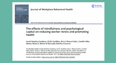 The effects of mindfulness and psychological capital on reducing worker stress and promoting health